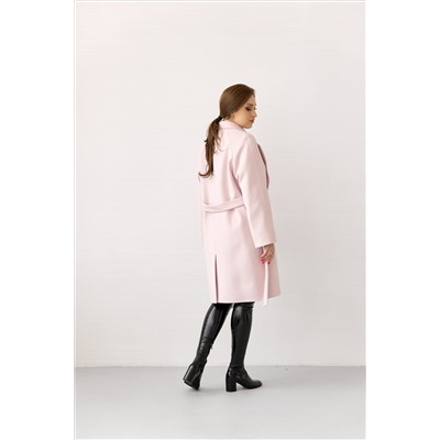 Пальто женское демисезонное 23220 (розовый)