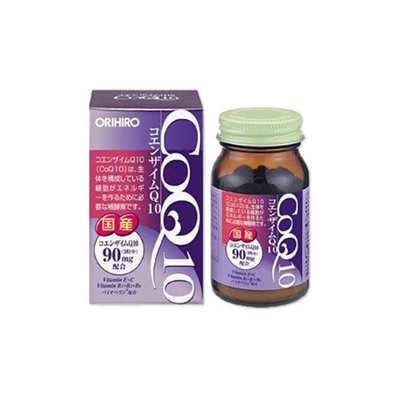 Японский БАД Коэнзим Q10 с витаминами, Orihiro 90 капсул
