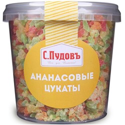 Ананасовые цукаты С.Пудовъ, 230 г