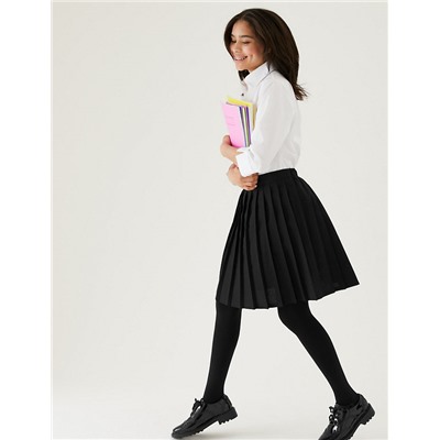 Girls' Easy Dressing Pull On School Skirt (2-16 Yrs)