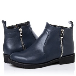 Женские кожаные ботинки LaRose L2257 Синий: Под заказ