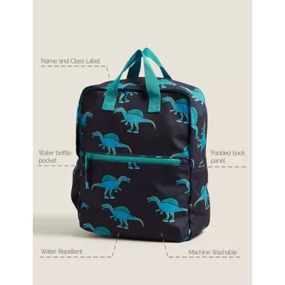Kids’ Dinosaur Water Repellent Nursery Backpack