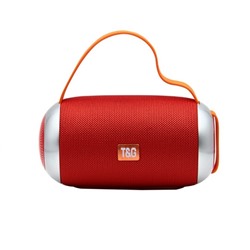Колонка TG-112 цвет-красный Bluetooth+USB+радио+4 динамика+аккумулятор оптом