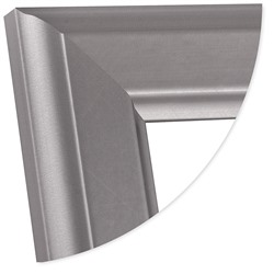 Рамка для сертификата DB8 29.7x42 (A3) Luxe серебро, МДФ со стеклом		артикул 5-39936