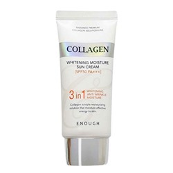 Enough Солнцезащитный осветляющий крем для лица / 3 In 1 Collagen Sun Cream, 50 мл