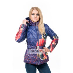 Подростковая демисезонная куртка для девочки Levin Force С-1685 фиолетовый