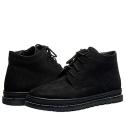 Женские кожаные ботинки LaRose L2324 Черный нубук: Под заказ