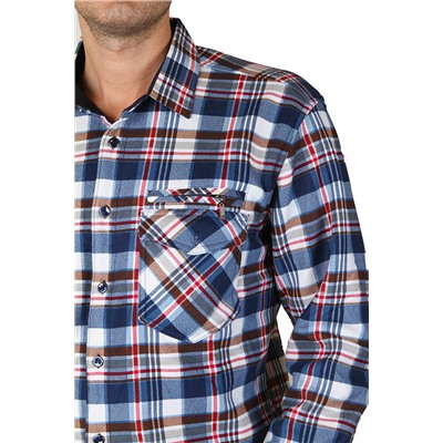 Рубашка мужская утепленная Sainge F903-5-1