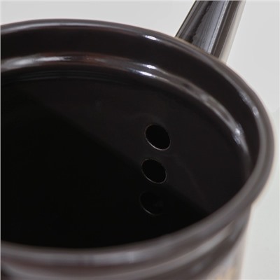 Чайник заварочный, 1 л, фиксированная ручка, индукция, цвет красно-чёрный, рисунок МИКС