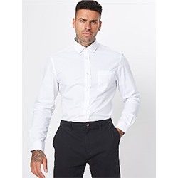 White Regular Fit Long Sleeve Shirts 5 Pack