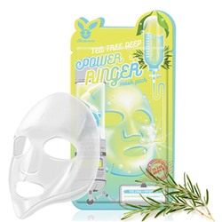 Тканевая маска для лица ЧАЙНОЕ ДЕРЕВО Tea Tree Deep Power Ringer Mask Pack Elizavecca 25 мл