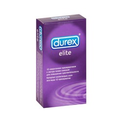 DUREX Elite презервативы сверхтонкие с экстра гелем-смазкой 12 шт. (фиолетовые)