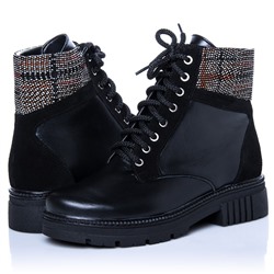 Женские кожаные ботинки LaRose L2271 Черный: Под заказ