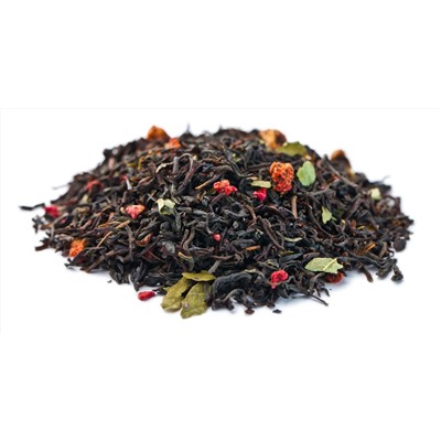 Чай Gutenberg чёрный ароматизированный "Клубника-Малина" (356)