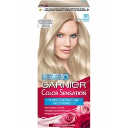 Garnier Color Sensation Роскошный цвет  101  Краска для волос Серебристый блонд