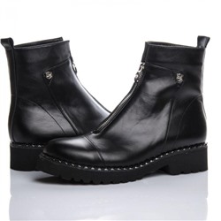 Женские кожаные ботинки RIVADI RIV2142 Черный: Под заказ