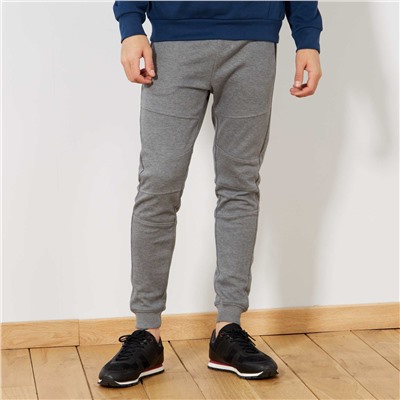 Спортивные брюки из хлопка пике - серый