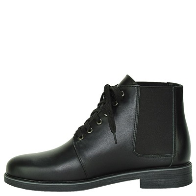 Мужские кожаные ботинки LaRose L1056 Черный: Под заказ