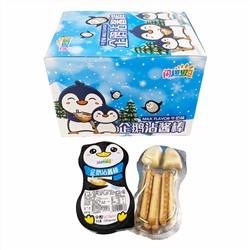 Бисквитные палочки Happy Penguin с сливочным муссом 23гр (20шт в блоке)