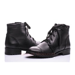 Женские кожаные ботинки V.Arimany V1162 Черный: Под заказ