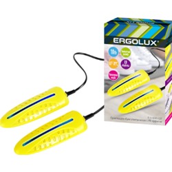 ЭЛ,сушилка для обуви ERGOLUX ELX-SD03-C07 Мощность:10Вт Температура нагрева: 60-70°C  желтая(30)
