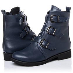 Женские кожаные ботинки LaRose L2263 Синий: Под заказ