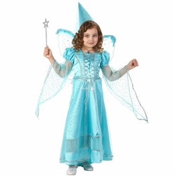 Детский карнавальный костюм Фея сказочная голубая (зв.маскарад) 476