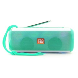 Колонка TG-144 цвет-зеленый Bluetooth+USB+радио+4 динамика+аккумулятор оптом
