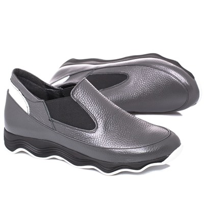 Женские кожаные кроссовки Shik Shoes Shik1240 Серый флотар: Под заказ