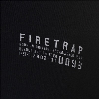 Firetrap, Striding V Neck T Shirt Mens