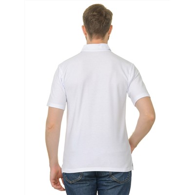 Рубашка поло мужская Мос Ян Текс цвет "Белый"