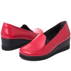 Женские кожаные туфли Shik Shoes Shik3168 Красный флотар: Под заказ