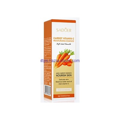 Многофункциональная сыворотка Sadoer для лица с маслом семян моркови(81631)