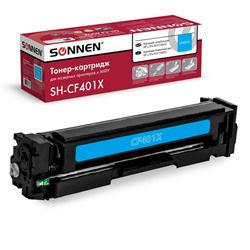Картридж лазерный SONNEN (SH-CF401X) для HP LJ Pro M277/M252 ВЫСШЕЕ КАЧЕСТВО голубой,2300стр. 363943