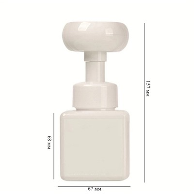 Дозатор для жидкого мыла-пенки "Цветочек" 338 прозрачный