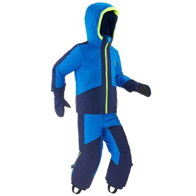 Комбинезон лыжный теплый водонепроницаемый для детей синий 580 WEDZE