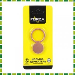 Кольцо-держатель для телефона FORZA 4 цвета, металл, матовый
