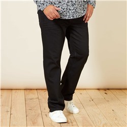 Комфортные джинсы с 5 карманами - черный/черный/белый