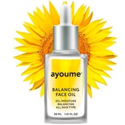АЮМ  new Масло для лица восстанавливающее AYOUME Balancing Face oil with Sunflower 30мл