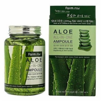 Farm Stay Ампульная сыворотка для лица с экстрактом алоэ / Aloe All-In One Ampoule, 250 мл