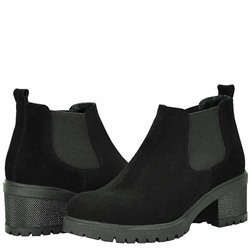 Женские кожаные ботинки LaRose L2030 Черный Замш: Под заказ