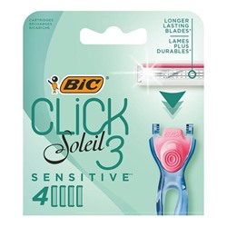 1 Кассеты  "BIC   CLICK SOLEIL 3 Sensitive  "4"
