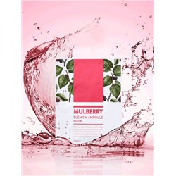 АП Маска на тканевой основе A'PIEU Mulberry Blemish Ampoule Mask С/Г до 10.2022 скидка 50%