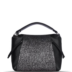 Женская кожаная сумка Richet 2649H1D Dalia черный argento