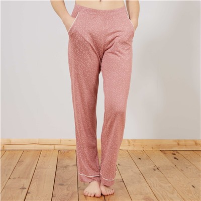 Пижамные брюки - розовый
