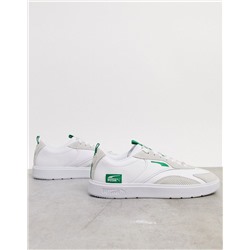 Puma Oslo Pro leather sneaker in white and green