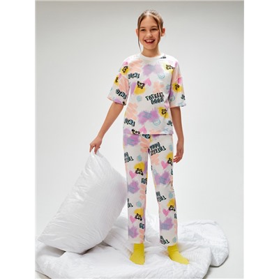 Пижама детская для девочек Michigan набивка