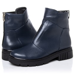 Женские кожаные ботинки LaRose L2256 Синий: Под заказ