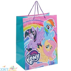 Пакет подарочный глянцевый My Little Pony 33х46х20 см CLRBG-MLP-03-1, CLRBG-MLP-03-1
