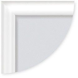 Рамка для сертификата Метрика 29.7x42 (A3) Maria пластик белый, с пластиком		артикул 5-42291